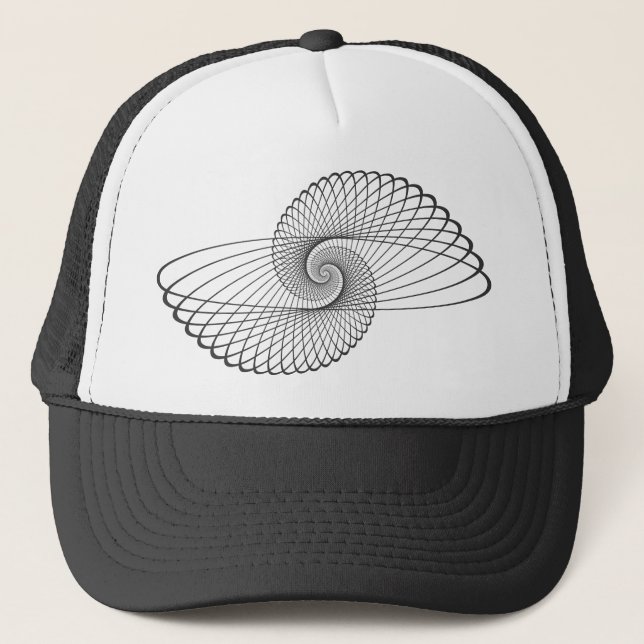 Gorra De Camionero vórtice de caracol (Anverso)