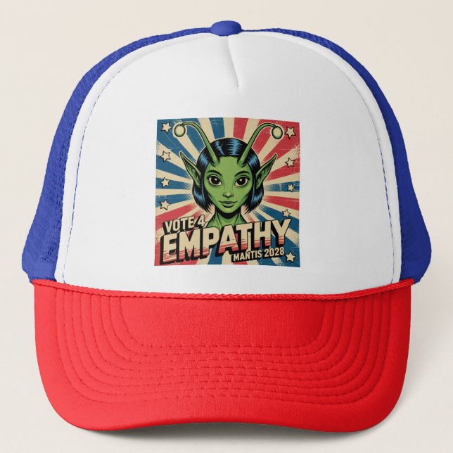 Gorra De Camionero Vota 4 Empathy / Mantis 2028 - Trucker Hat (Anverso)