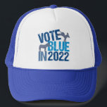 Gorra De Camionero Vota azul en las elecciones burros demócratas de 2<br><div class="desc">Vota azul en 2022. gorra de fiestas de votantes de Guay para las elecciones de mitad de período. Un burro demócrata en las elecciones diseñó un burro sobre votar a demócrata en las elecciones para mejorar a Estados Unidos. Los votantes deben mantenerse activos en las razas estatales y locales.</div>