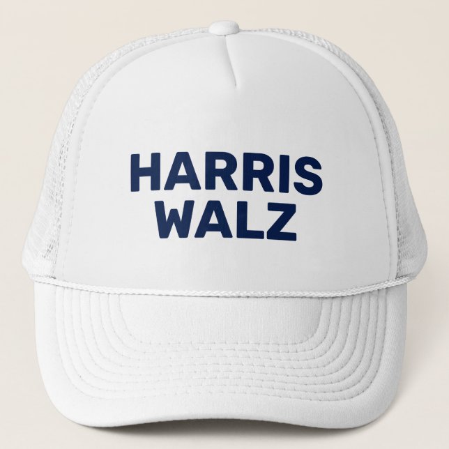 Gorra De Camionero Vota Harris Walz  (Anverso)