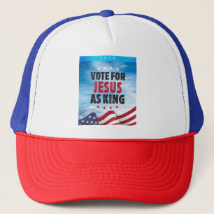 Gorra De Camionero Vota Por Jesús Como Elecciones Presidenciales De R