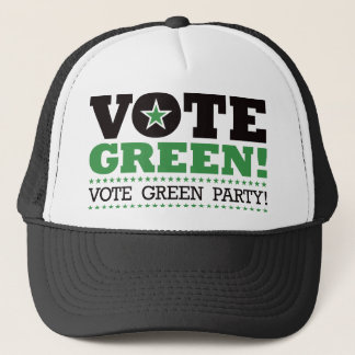 Gorra De Camionero ¡Vota verde! ¡Vota Fiesta verde!