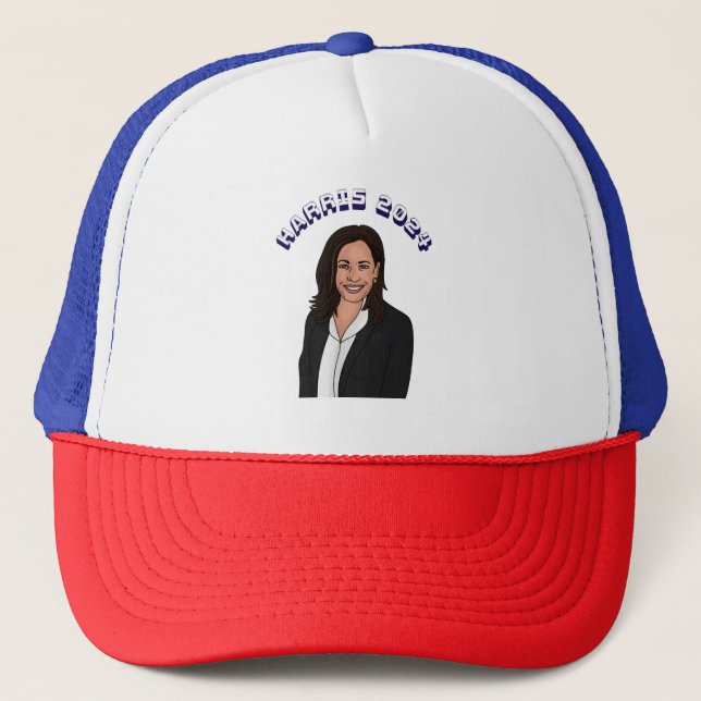 Gorra De Camionero Votación por Kamala Harris 2024 (Anverso)
