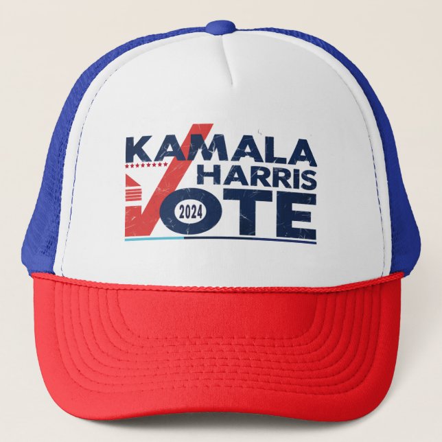 Gorra De Camionero Votación por Kamala Harris T-Shirt (Anverso)