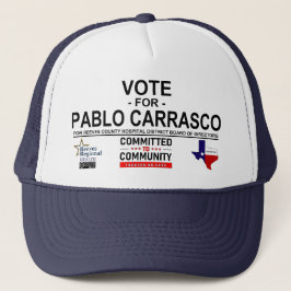 Gorra De Camionero Votación por Pablo Carrasco