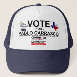 Gorra De Camionero Votación por Pablo Carrasco