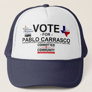 Gorra De Camionero Votación por Pablo Carrasco