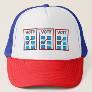 Gorra De Camionero VOTACIÓN Votación de los votantes del día de las e