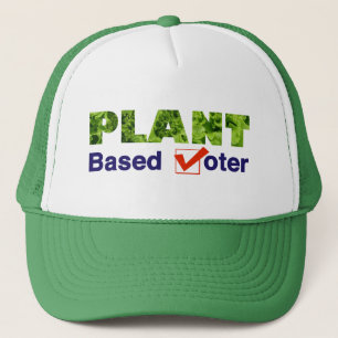 Gorra De Camionero Votante Basado En Plantas