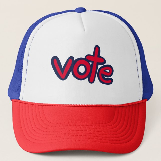 Gorra De Camionero Votar (Anverso)