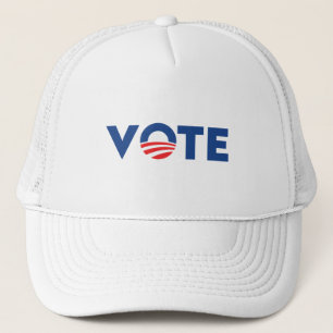 Gorra De Camionero Votar por la esperanza de demócrata de la tipograf