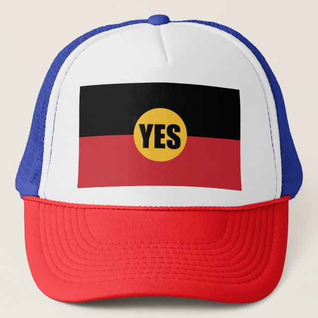 Gorra De Camionero Votar sí (Anverso)