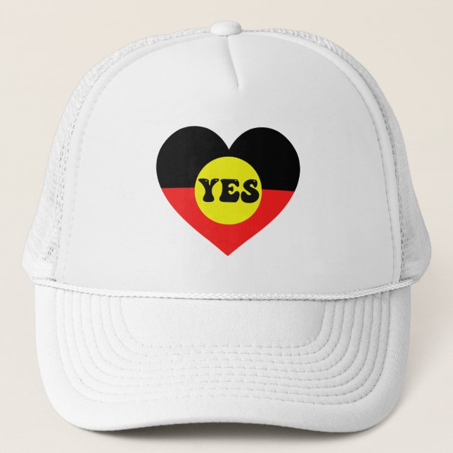 Gorra De Camionero Votar Sí A La Voz - Voz Indígena (Anverso)