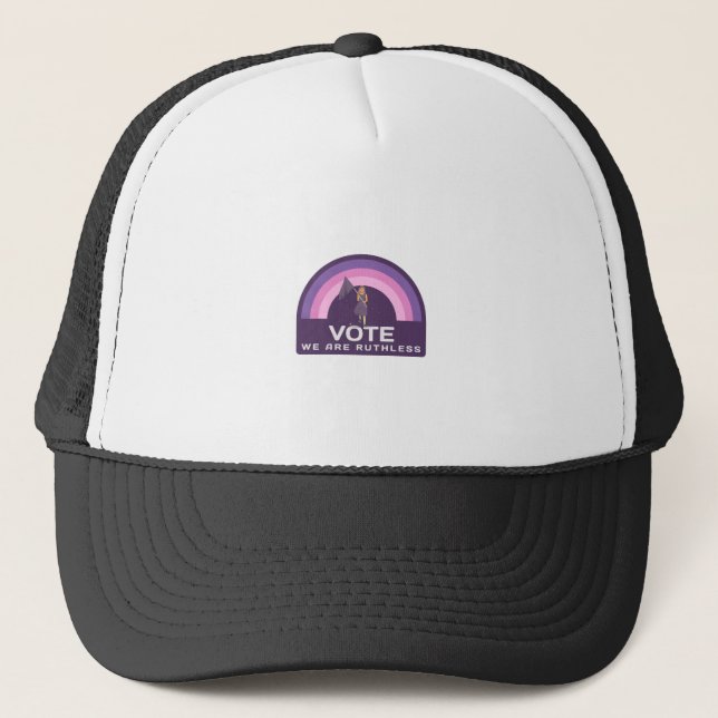 Gorra De Camionero Votar sin piedad (Anverso)