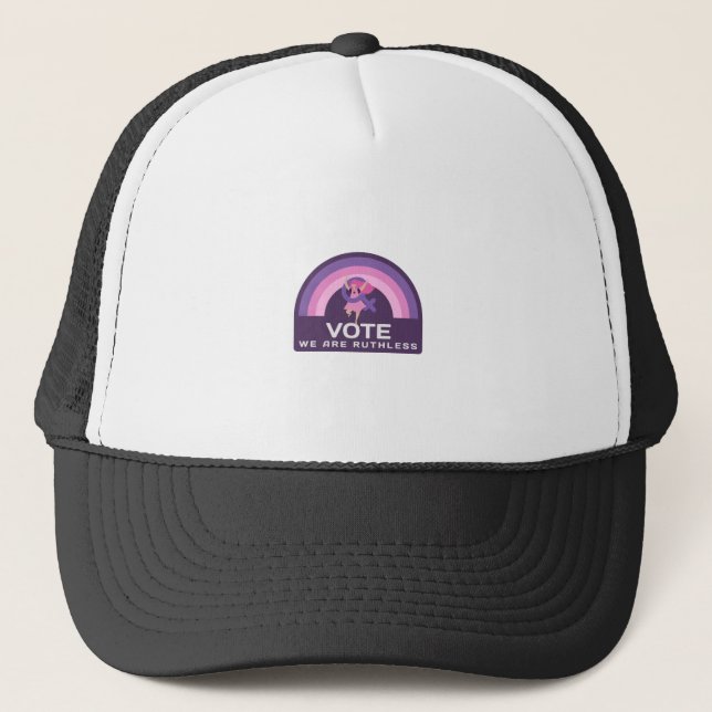 Gorra De Camionero Votar sin piedad (Anverso)