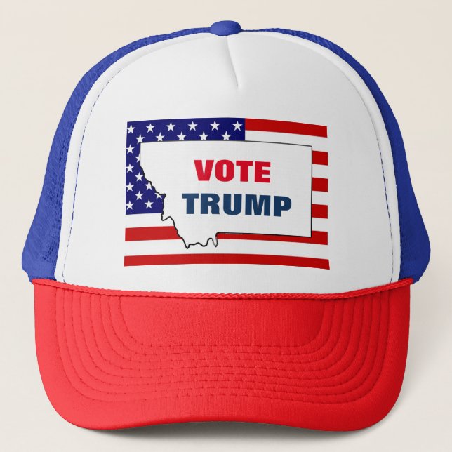 GORRA DE CAMIONERO VOTAR TRUMP (Anverso)