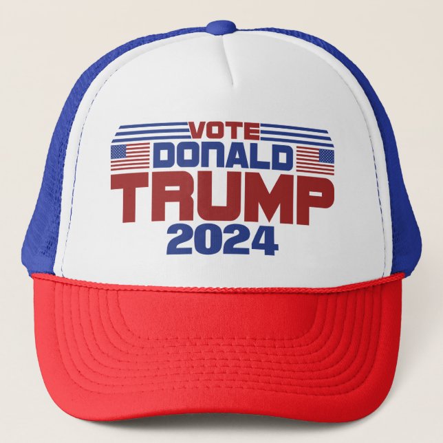 Gorra De Camionero Vote Donald Trump 2024 (Anverso)
