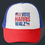 Gorra De Camionero Vote Harris Walz Demócrata Bandera Americana de Do<br><div class="desc">Vota por Harris Walz gorra con la bandera estadounidense y el burro demócrata en rojo,  blanco y azul. Kamala Harris y Tim Walz por presidente y vicepresidente como los candidatos fiestas democráticos en este diseño genial y patriótico para las elecciones de 2024.</div>