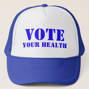 Gorra de camionero Vote su salud