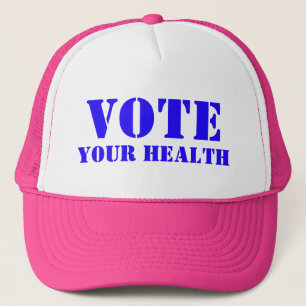 Gorra de camionero Vote su salud