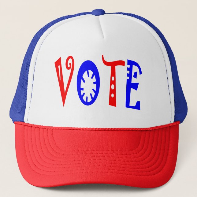 GORRA DE CAMIONERO VOTE USA (Anverso)
