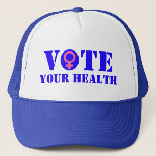 Gorra de camionero Vote Your Health