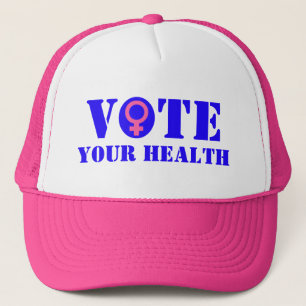 Gorra de camionero Vote Your Health