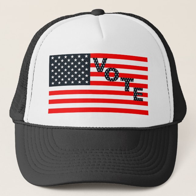 Gorra De Camionero Voto De Eeuu (Anverso)