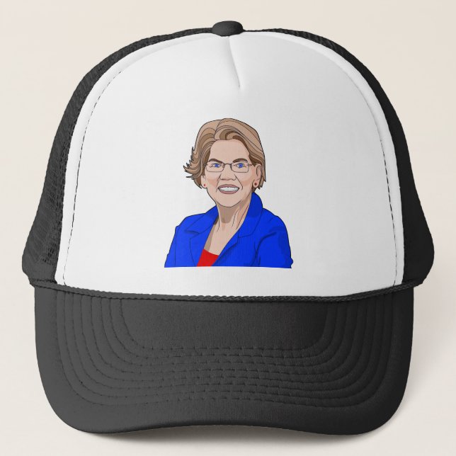 Gorra De Camionero voto elizabeth warren (Anverso)