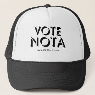 Gorra De Camionero Voto NOTA (ninguno del antedicho)