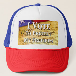 Gorra De Camionero Voto Para Proteger Mi Libertad