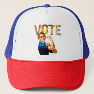 Gorra De Camionero Voto político de Rosie la remachadora