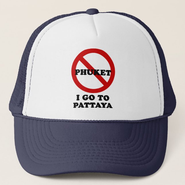 GORRA DE CAMIONERO VOY A PATTAYA (Anverso)