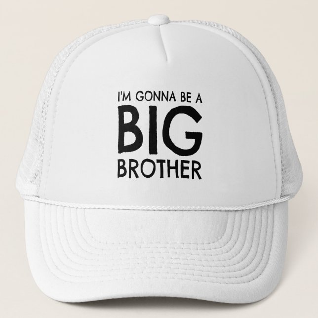 Gorra De Camionero Voy a ser un hermano mayor (Anverso)