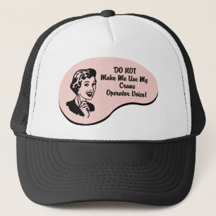 Gorra De Camionero Voz del operador de grúa