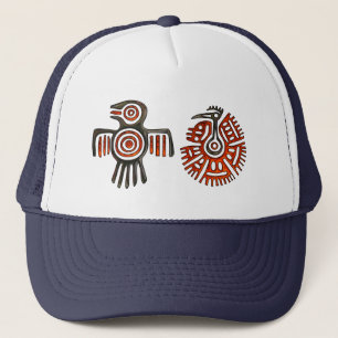 Gorra De Camionero Vuelo 2 Nativo Estadounidense