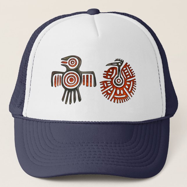 Gorra De Camionero Vuelo 2 Nativo Estadounidense (Anverso)