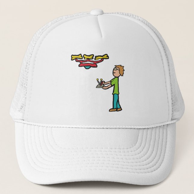 Gorra De Camionero Vuelo de drones RC (Anverso)