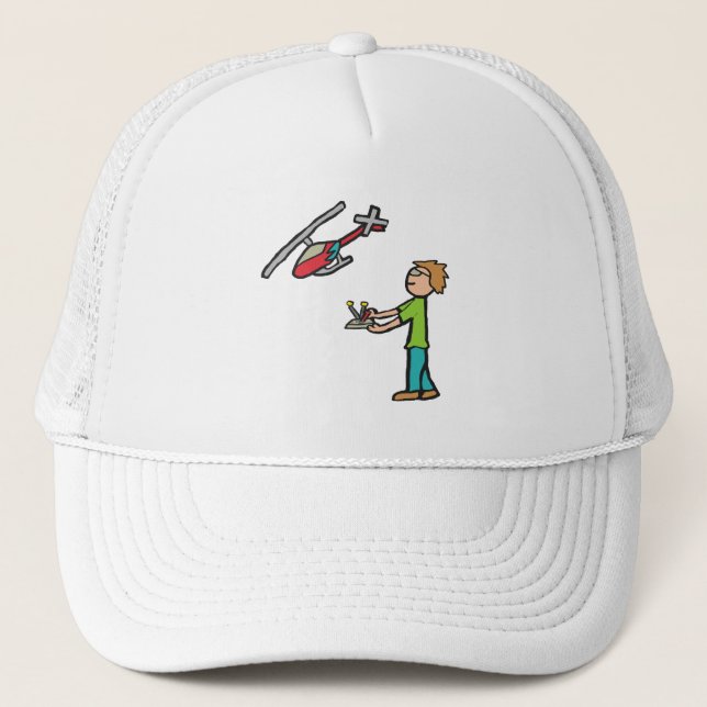 Gorra De Camionero Vuelo de Helicóptero RC (Anverso)