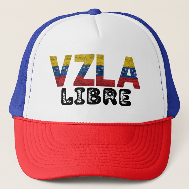 Gorra De Camionero VZLA LIBRE Venezuela (Anverso)
