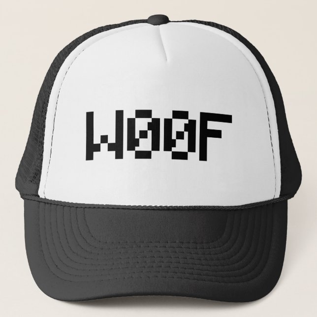 Gorra De Camionero W00F [Sonidos animales de la lengua materna] (Anverso)