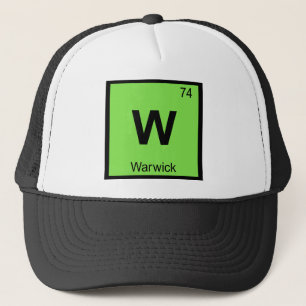 Gorra De Camionero W - Warwick Rhode Island Química Ciudad Símbolo