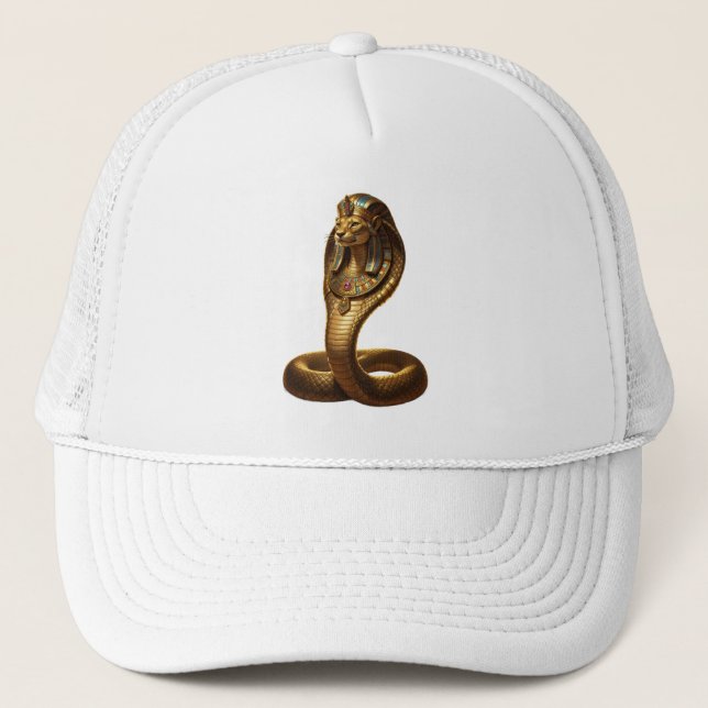 Gorra De Camionero Wadjet – Egyptian Cobra Goddess (Anverso)