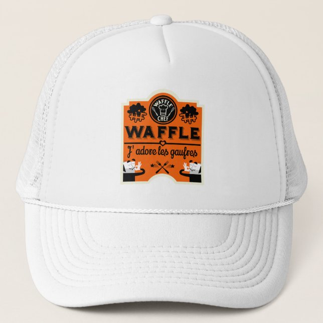 Gorra De Camionero Waffles de Francia (Anverso)