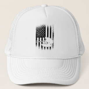 Gorra De Camionero Wakeboard Bandera Americana Wakeboarding Wakeboard