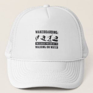 Gorra De Camionero Wakeboarder Wakeboard Caminando Por El Despertar D