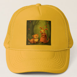 Gorra De Camionero „Waldfreunde voller Herz – Ein magisches Treffen“