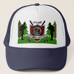 Gorra De Camionero Wallace Personalized Clan Badge Golf