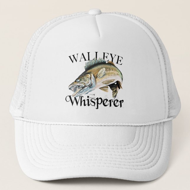 Gorra De Camionero Walleye Whisperer Fishing Cap (Anverso)