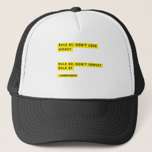 Gorra De Camionero Warren Buffet - No pierdas dinero